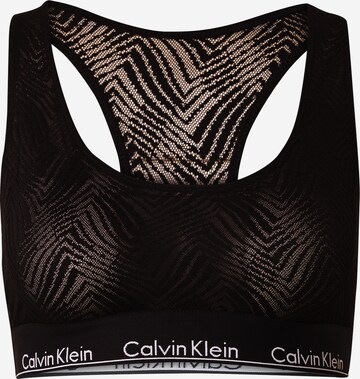 Regular Soutien-gorge Calvin Klein Underwear en noir : devant