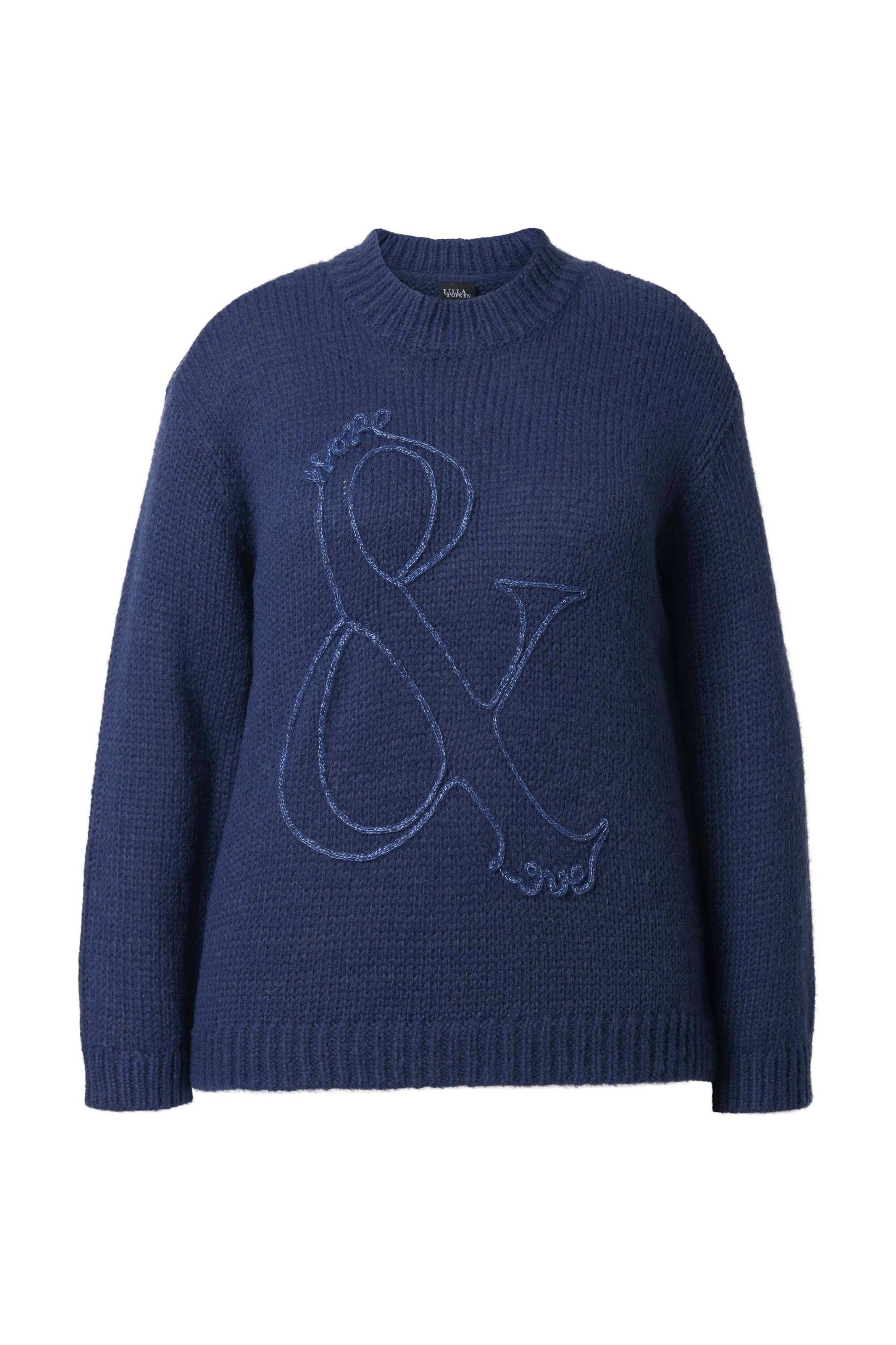 Ulla Popken Pullover in Blau: Vorderseite