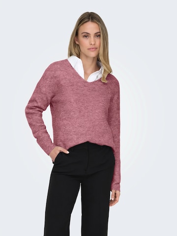 Pullover 'ONLCamilla' di ONLY in rosa: frontale