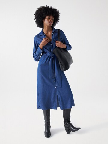 Salsa Jeans Shirt Dress in Blue