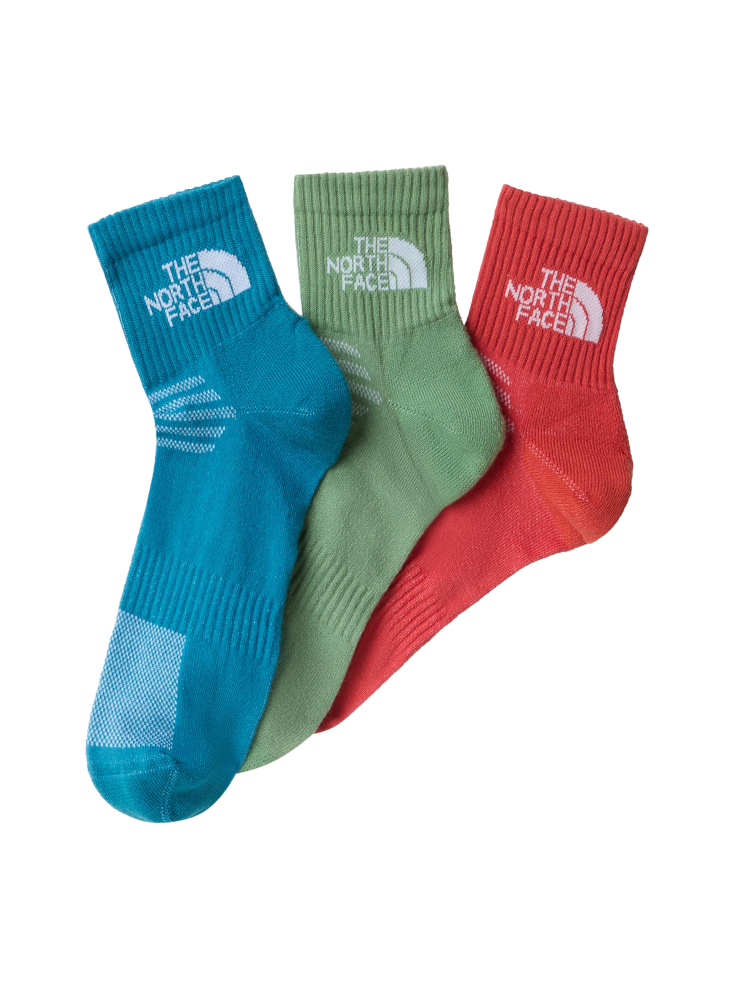 THE NORTH FACESportske čarape - plava boja: prednji dio