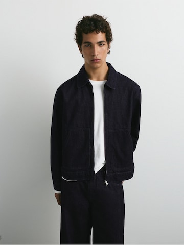 Pull&Bear Tussenjas in Blauw: voorkant