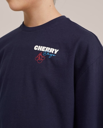 WE Fashion Тениска в синьо