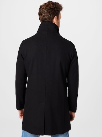 Matinique Regular fit Between-seasons coat 'Harvey' in Black