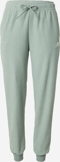 ADIDAS SPORTSWEAR Pantalon de sport 'Last Days Of Summer' en vert pastel / blanc, Vue avec produit