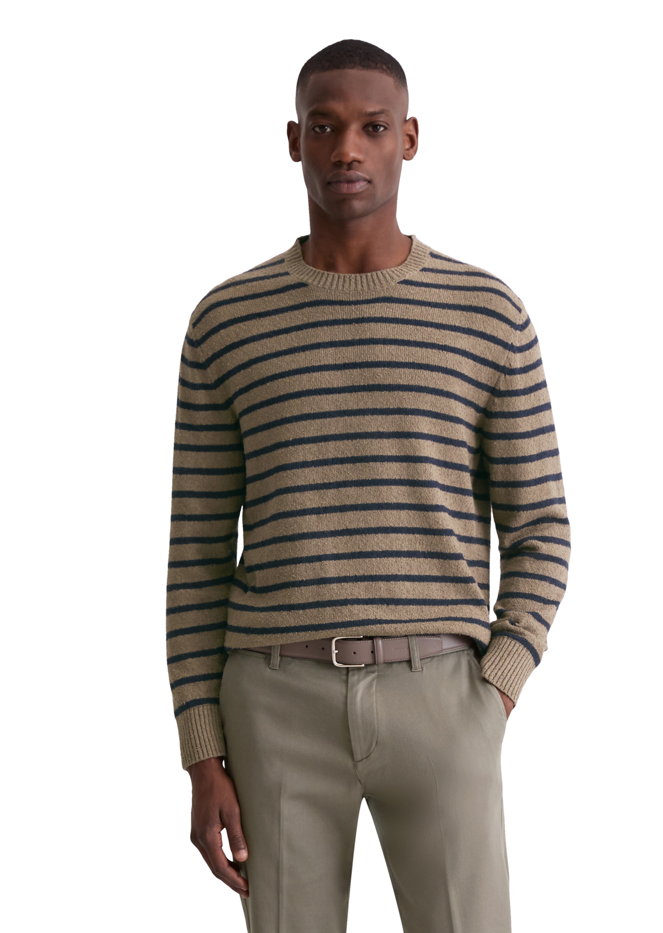 Marc O'Polo Sweater in Beige: front