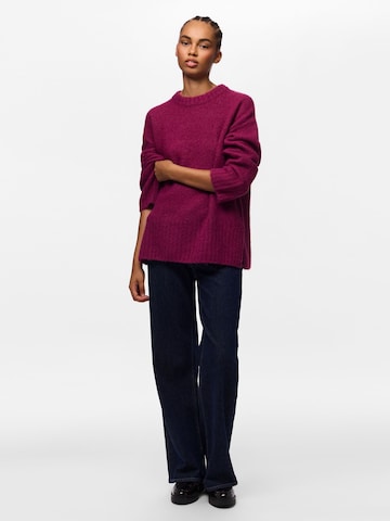 PIECES Sweater 'PCTina' in Purple
