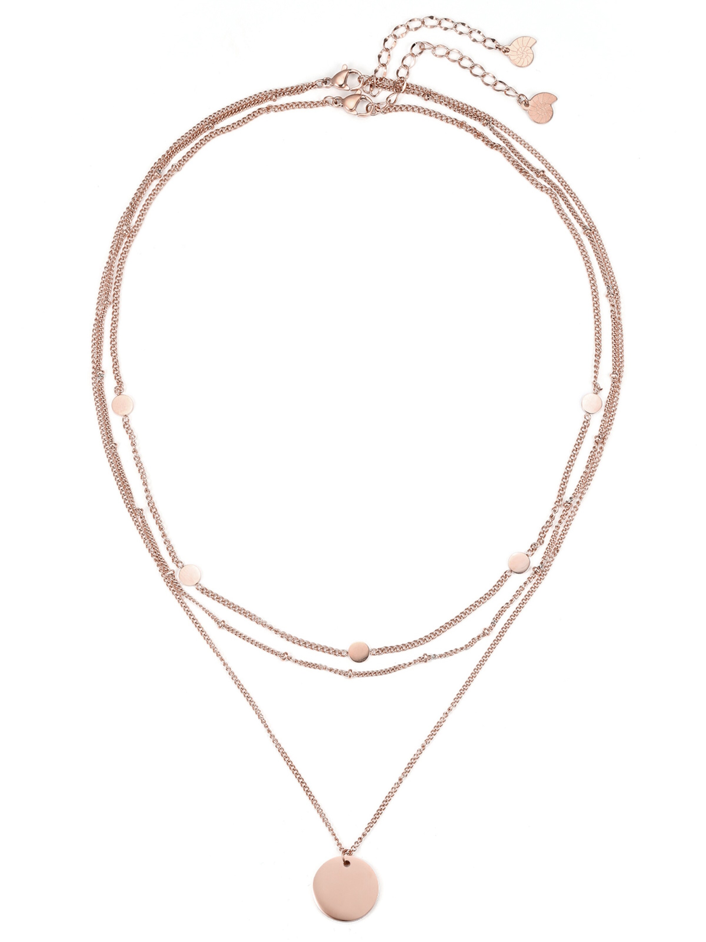 Hey Happiness Necklace 'Circle Duo' in Gold