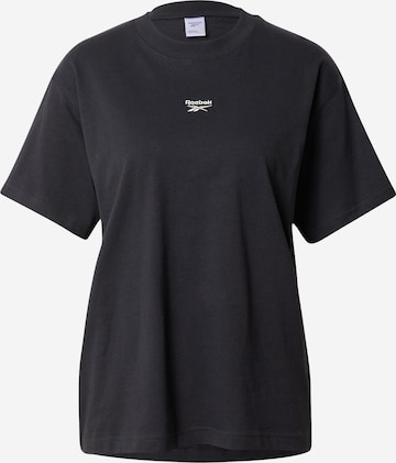 Reebok Shirt in Zwart: voorkant