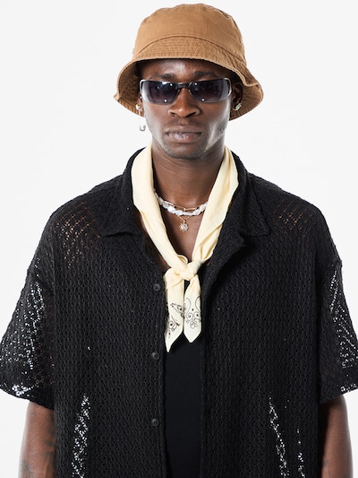VAMOS CLO Button Up Shirt in Black, Item view
