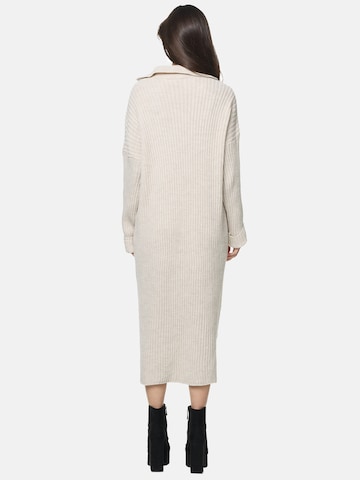 Robes en maille Elara en beige