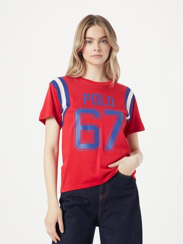 Polo Ralph Lauren Shirt in Rood: voorkant