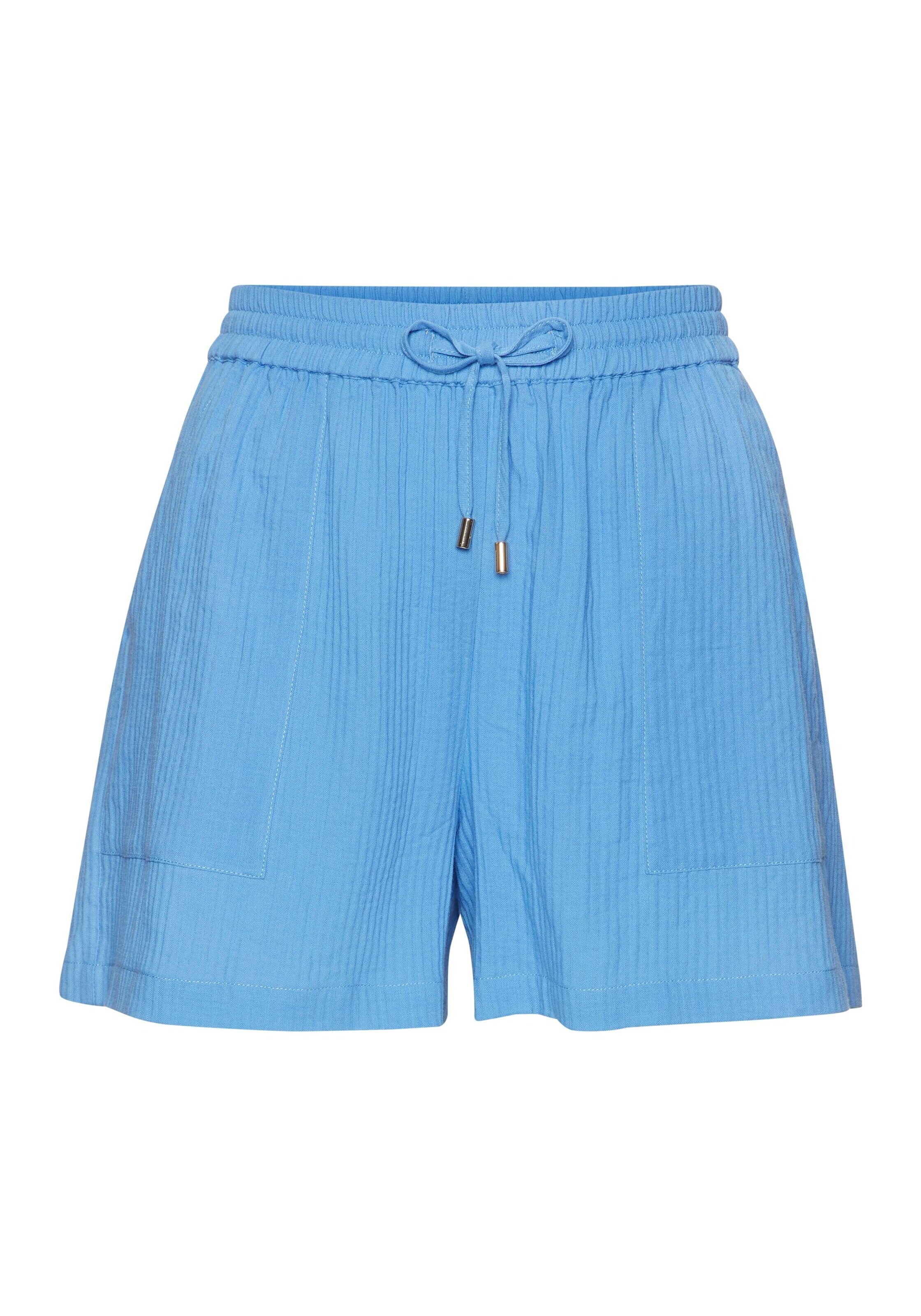 VIVANCE Wide Leg Shorts in Blau: Vorderseite