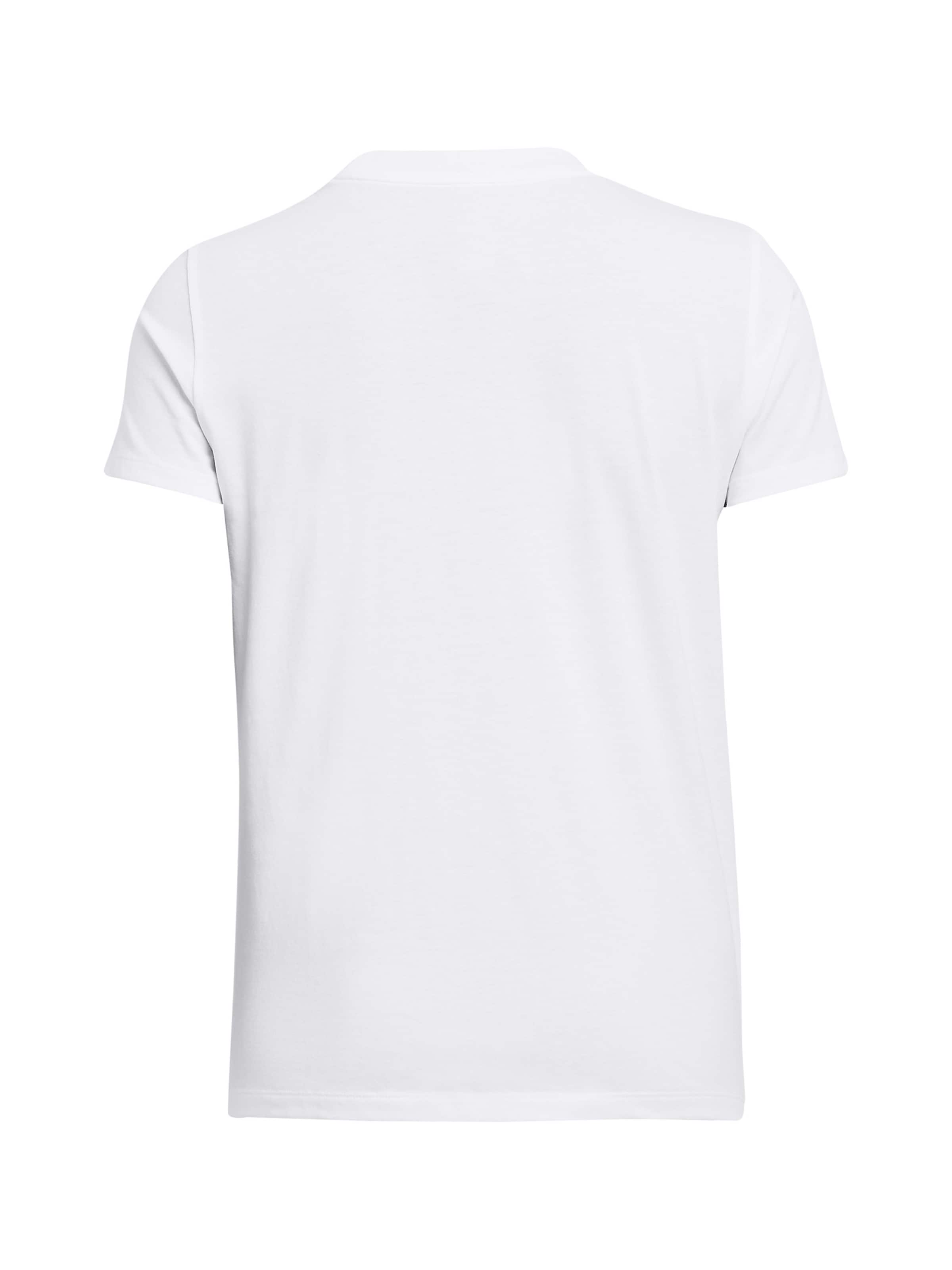 UNDER ARMOUR Функционална тениска 'Rival' в бяло