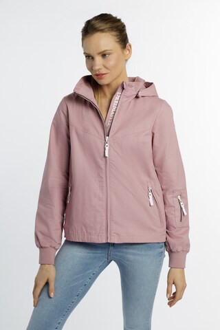 DreiMaster Maritim Between-season jacket in Pink: front