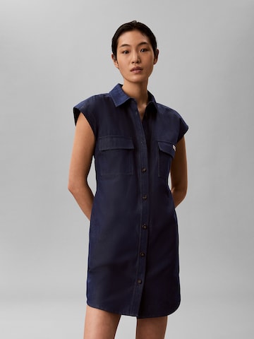 Calvin Klein Jeans Kleid in Blau: Vorderseite