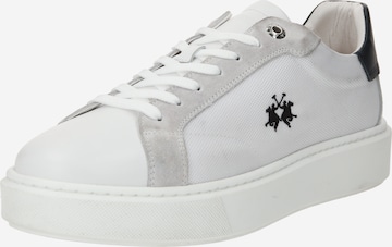 La Martina Sneakers in White: front