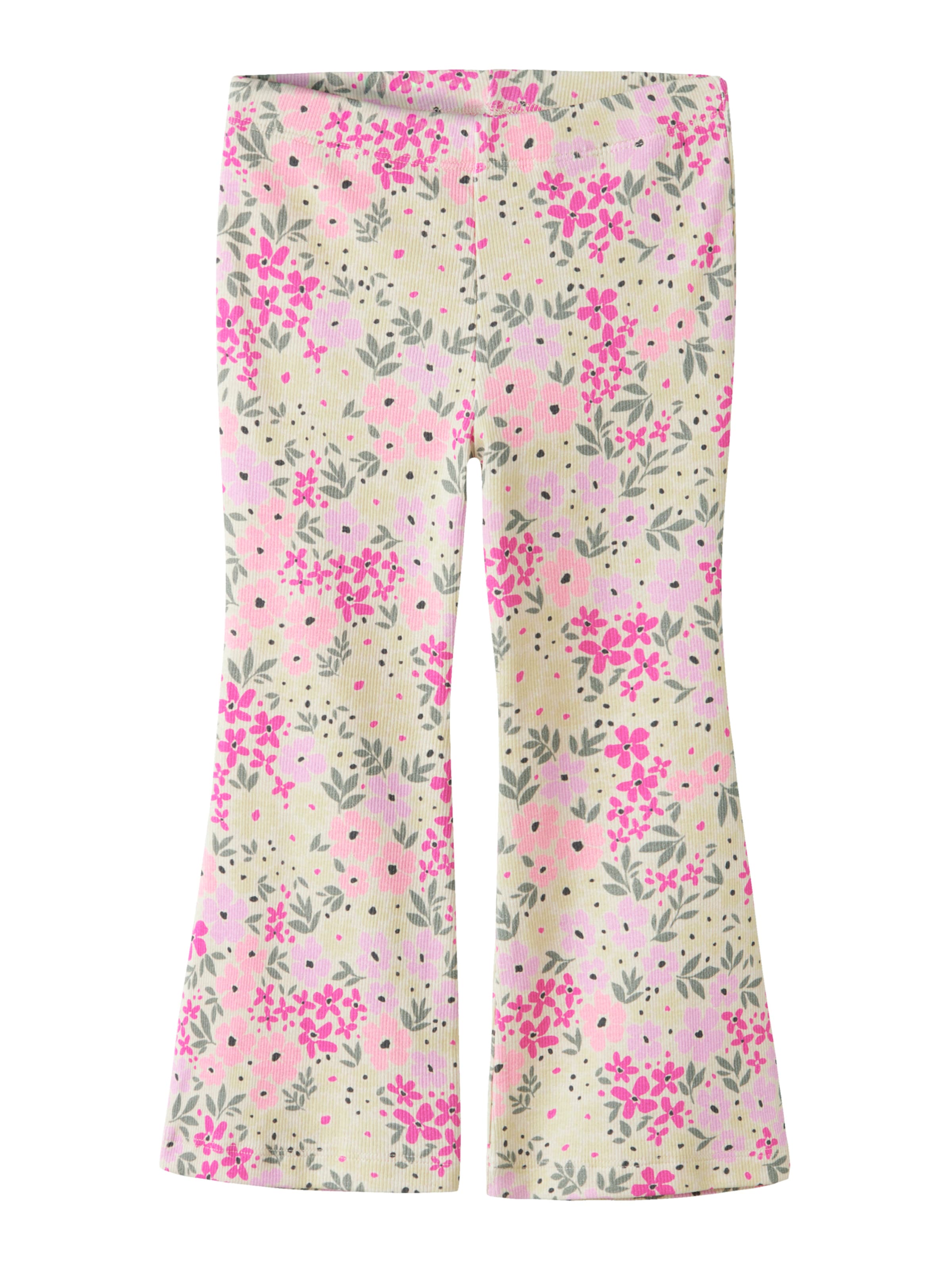 NAME IT Flared Byxa 'NMFDARTIAS' i gul: framsida