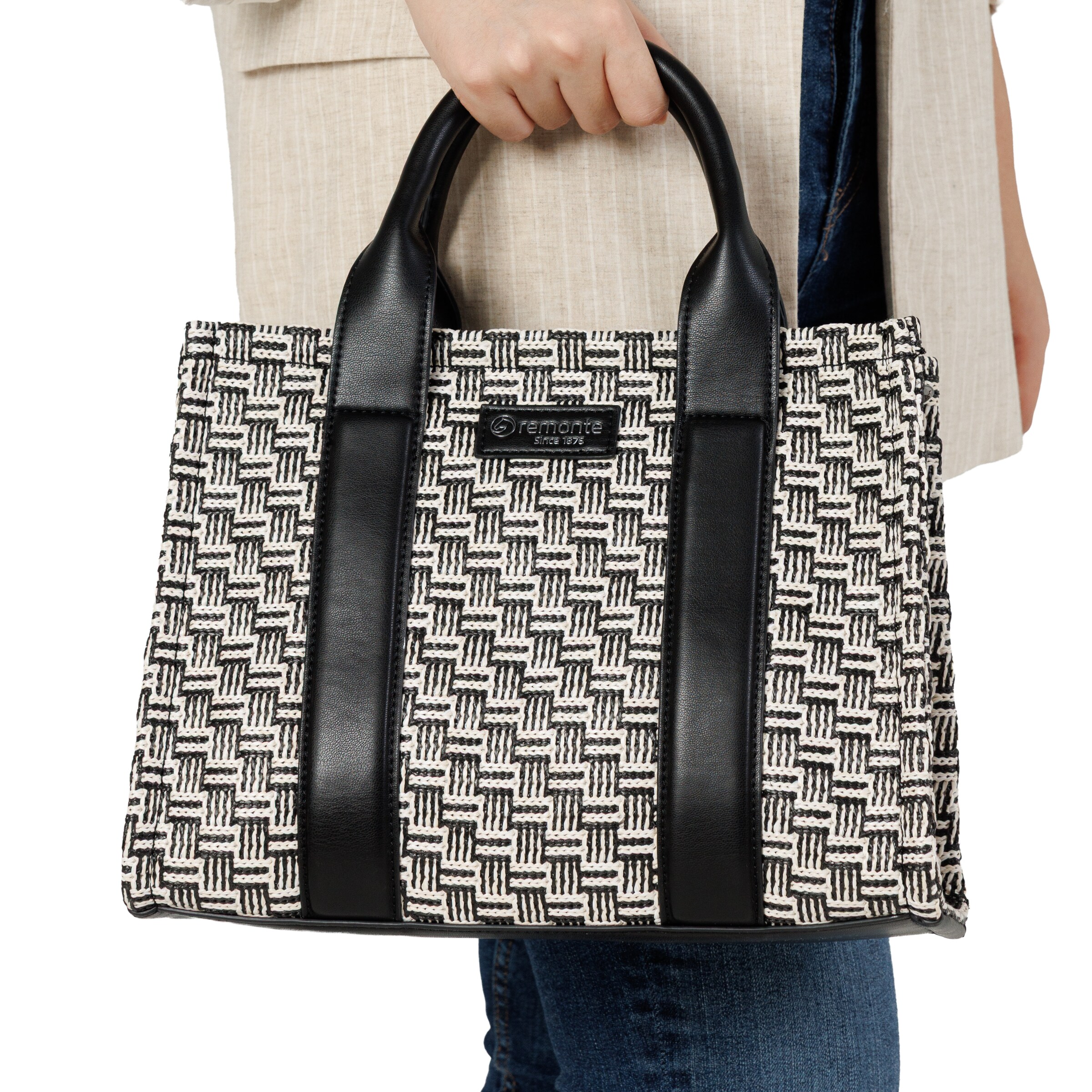 Cabas 'Q0767' REMONTE en noir