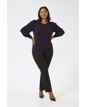 KAFFE CURVE Pullover ' Loni' in Blau