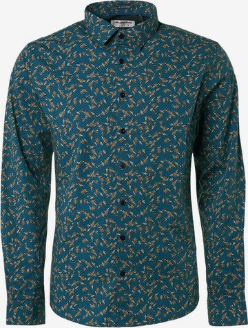 Coupe regular Chemise No Excess en bleu : devant