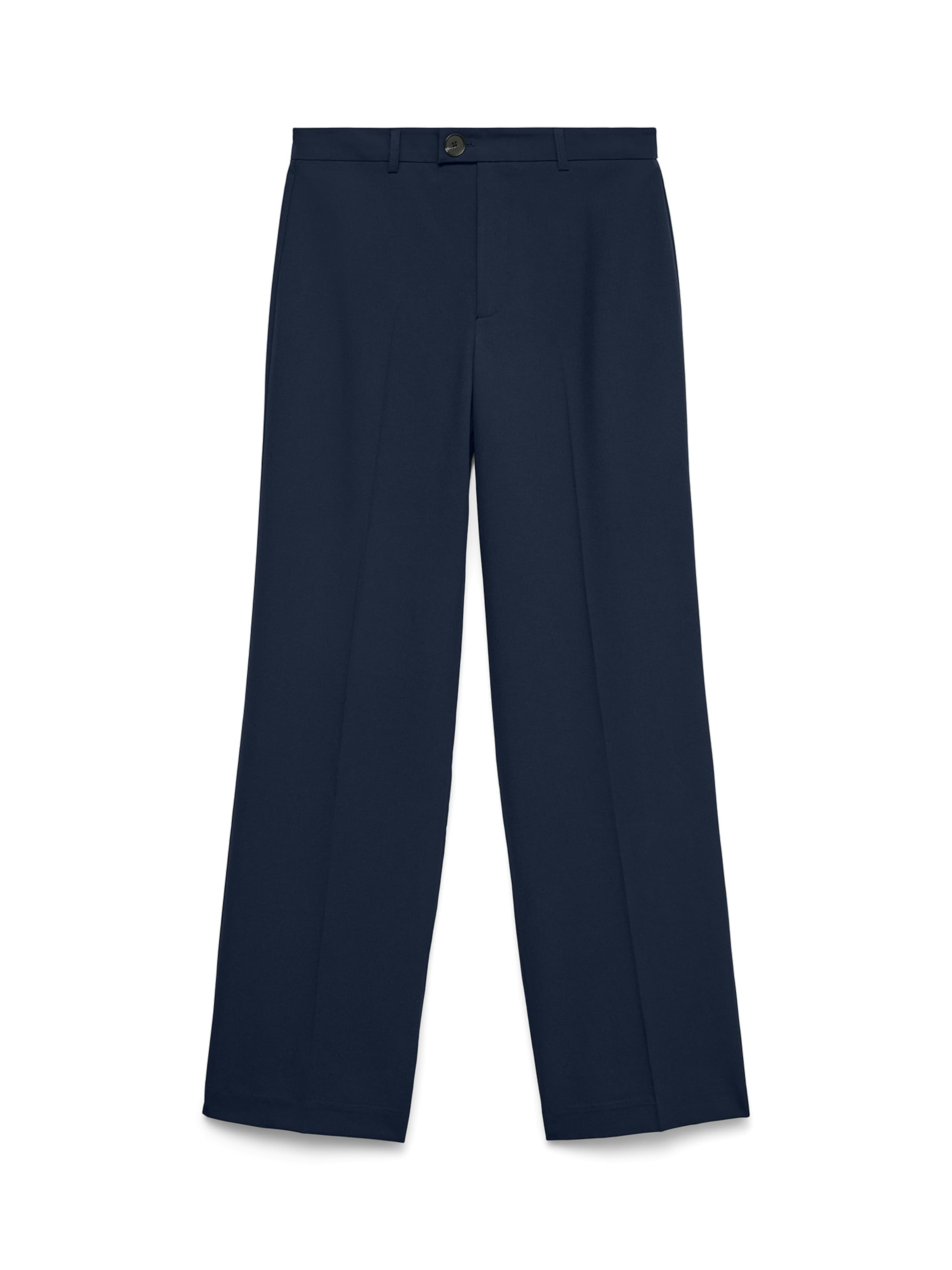 VERO MODA regular Παντελόνι με τσάκιση 'VMTEXAS' σε μπλε: μπροστά