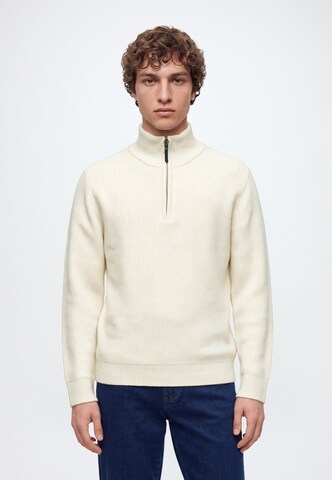 Petrol Industries Sweater in White: front