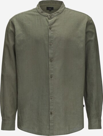 QS Regular fit Overhemd in Groen: voorkant