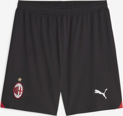 PUMA Sportshorts 'AC Milan' in rot / schwarz / weiß, Produktansicht