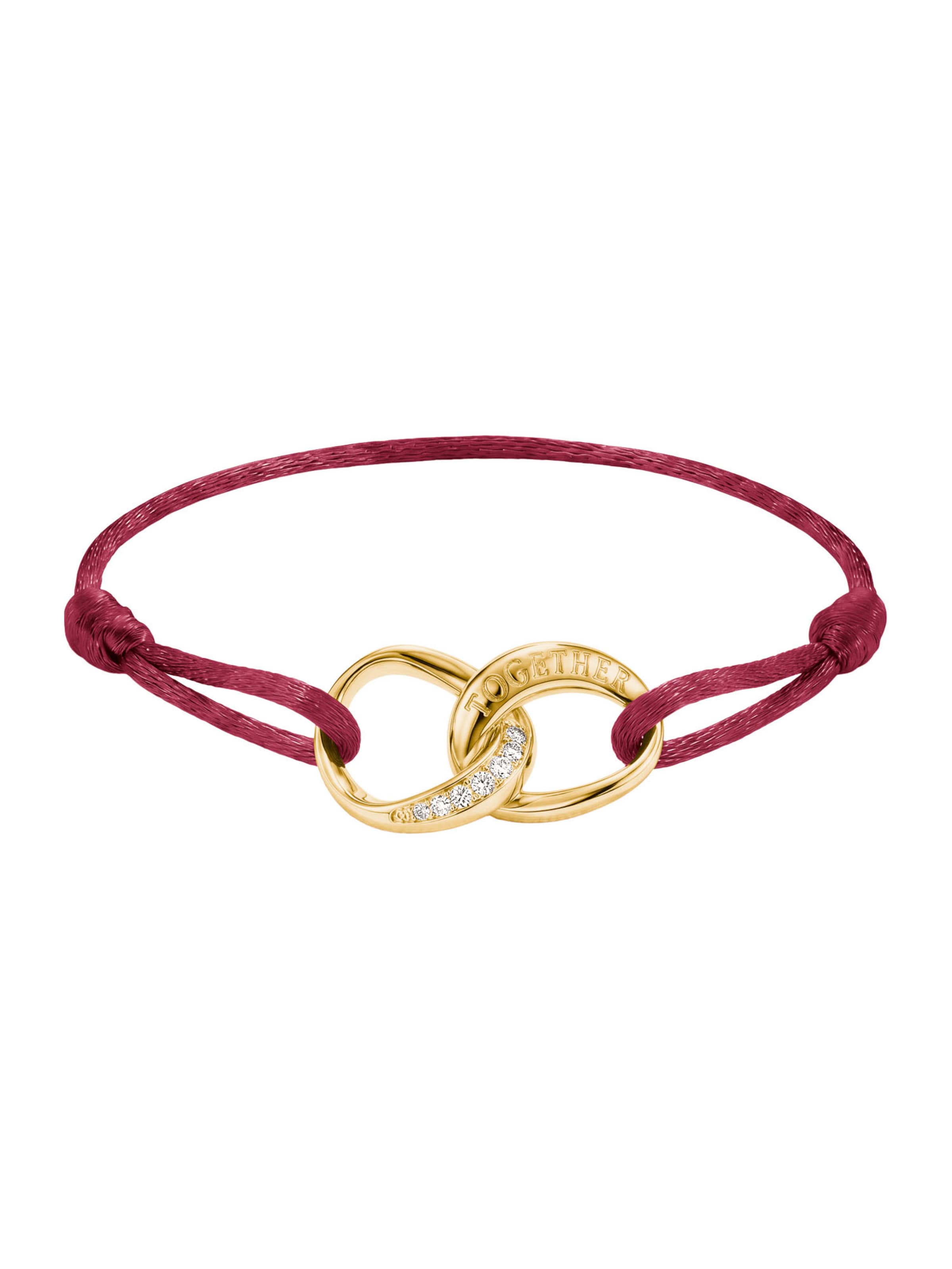 Thomas Sabo Bracelet in 24 in yellow gold / Red, Item view