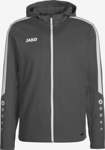 JAKO Athletic Jacket 'Power' in Grey: front