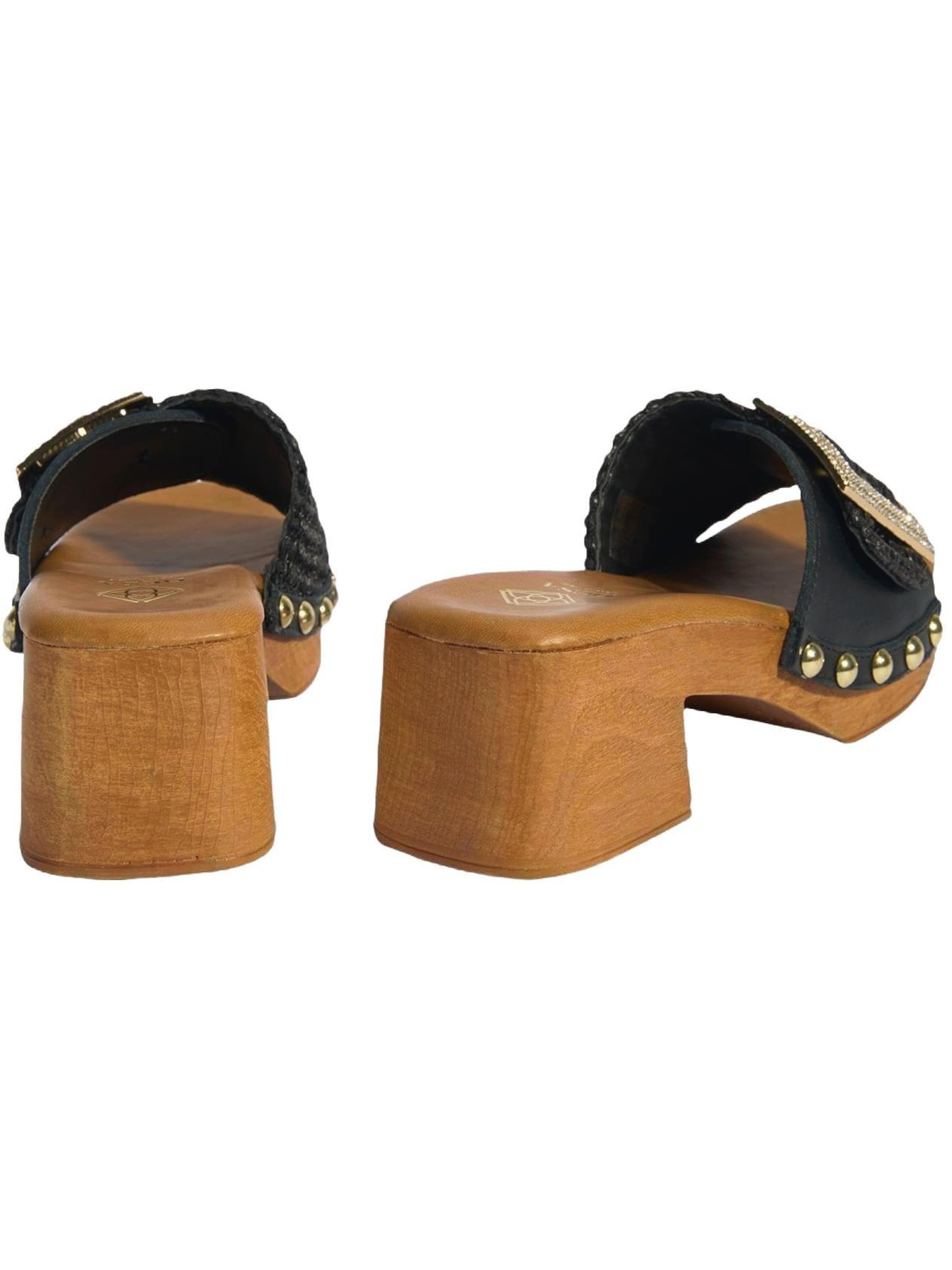 Desa - Zapatillas de casa 'Hausschuhe' en negro