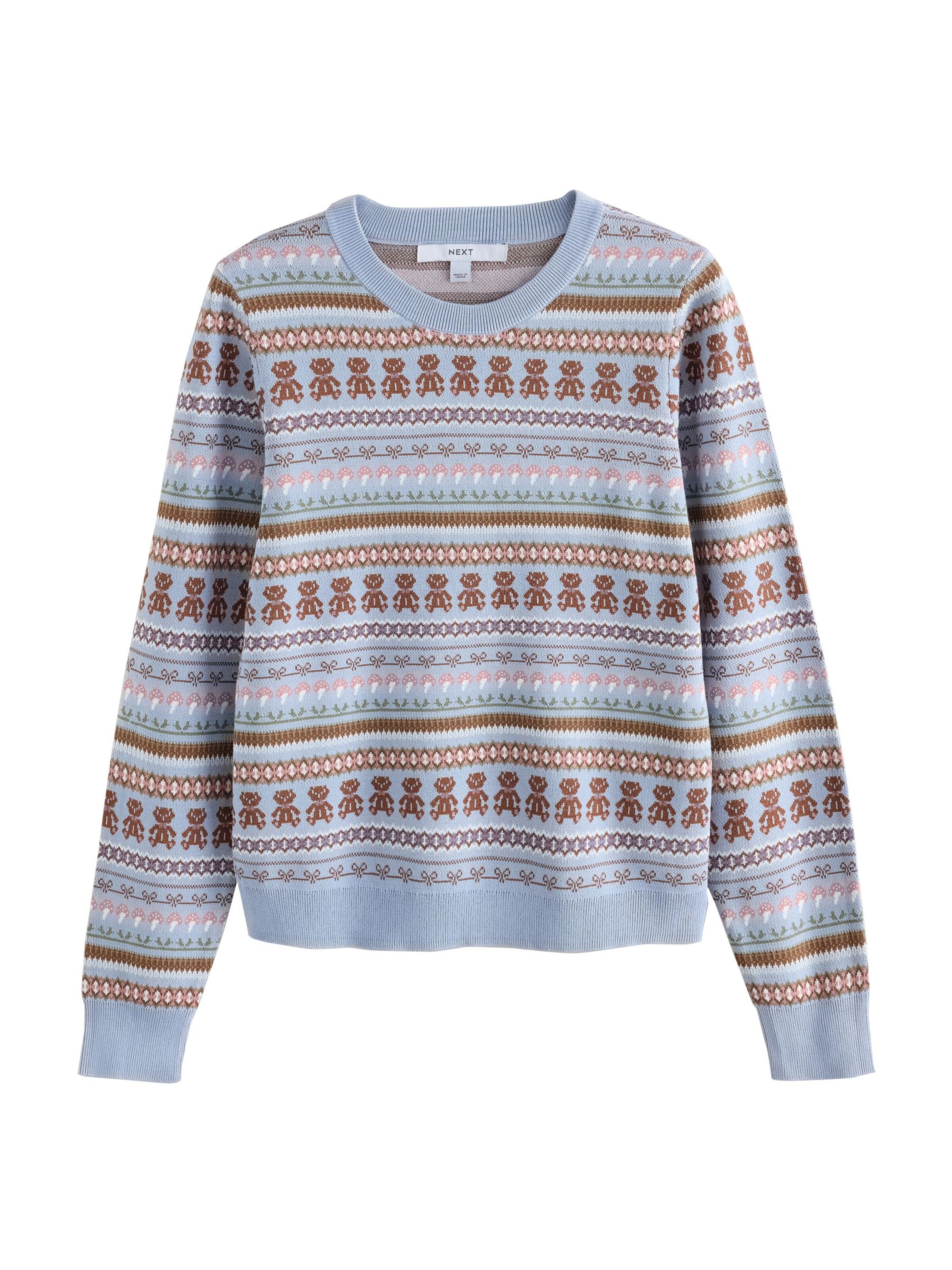 Next Sweater in Blue: front
