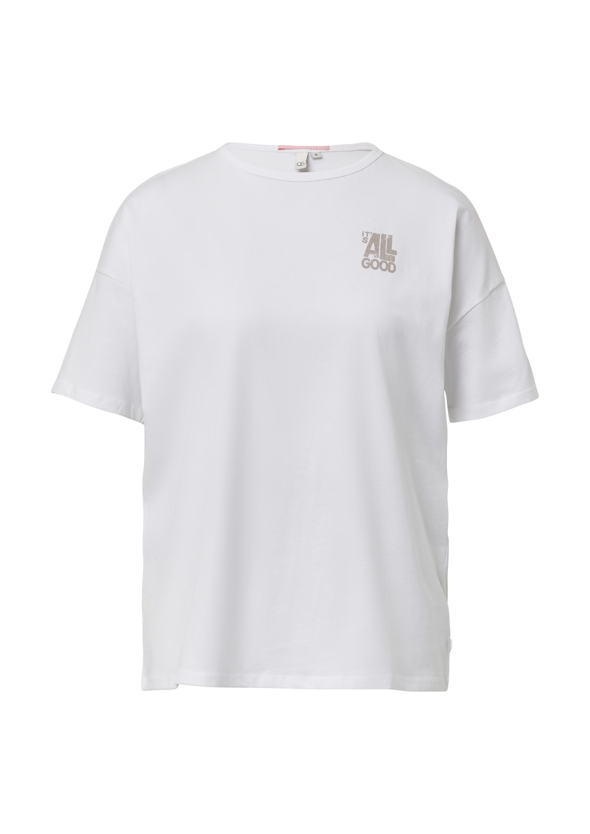 QS Shirt in Weiß: Vorderseite
