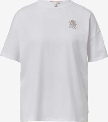 QS Shirt in Weiß: Vorderseite