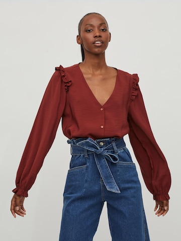 VILA Blouse 'Killy' in Rood: voorkant