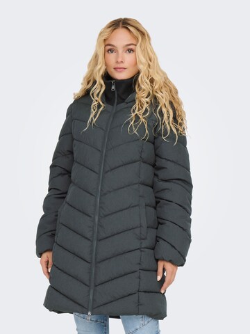Manteau d’hiver 'ONLLUNA' ONLY en gris : devant