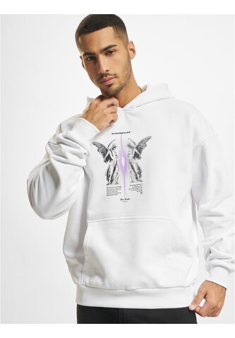 MJ Gonzales Sweatshirt 'TRUTH V.1' in White: front