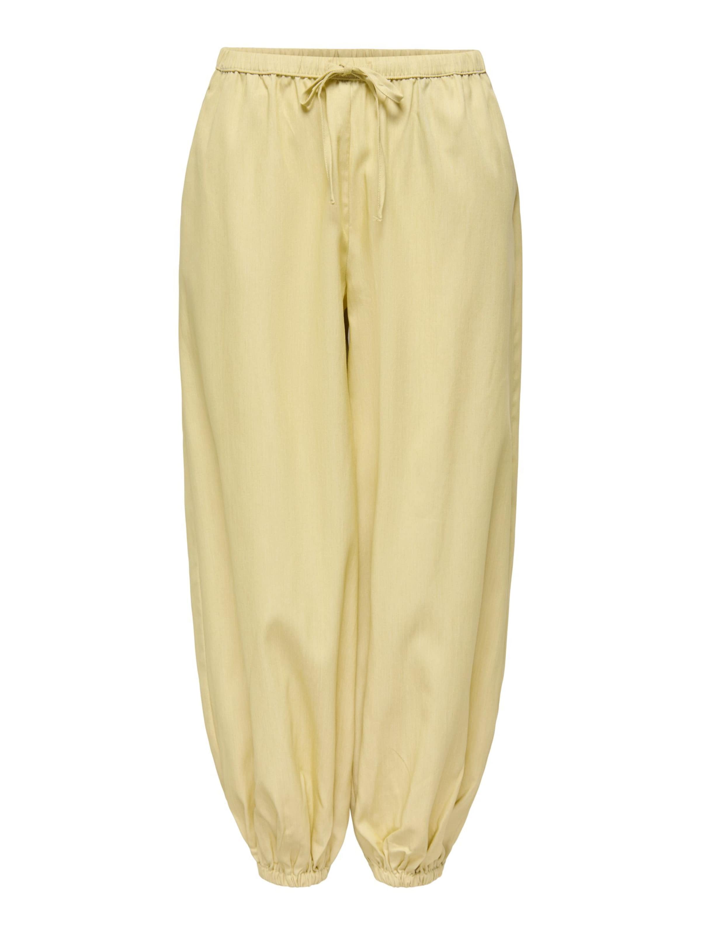 Effilé Pantalon harem 'JDYPALOMA' JDY en beige : devant