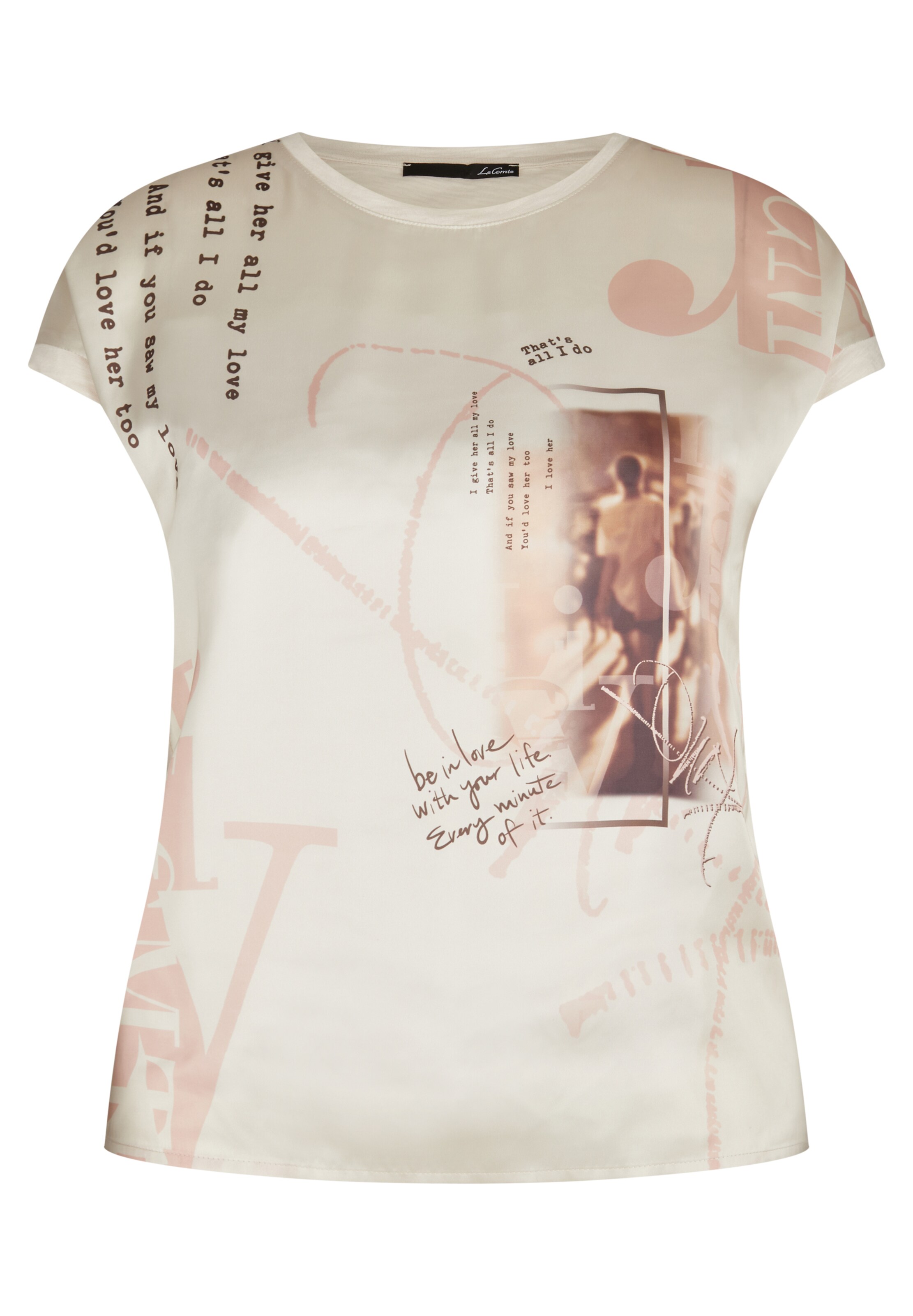 Lecomte T-Shirt in Beige: Vorderseite