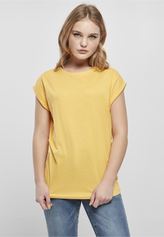 Urban Classics Majica | rumena barva: sprednja stran