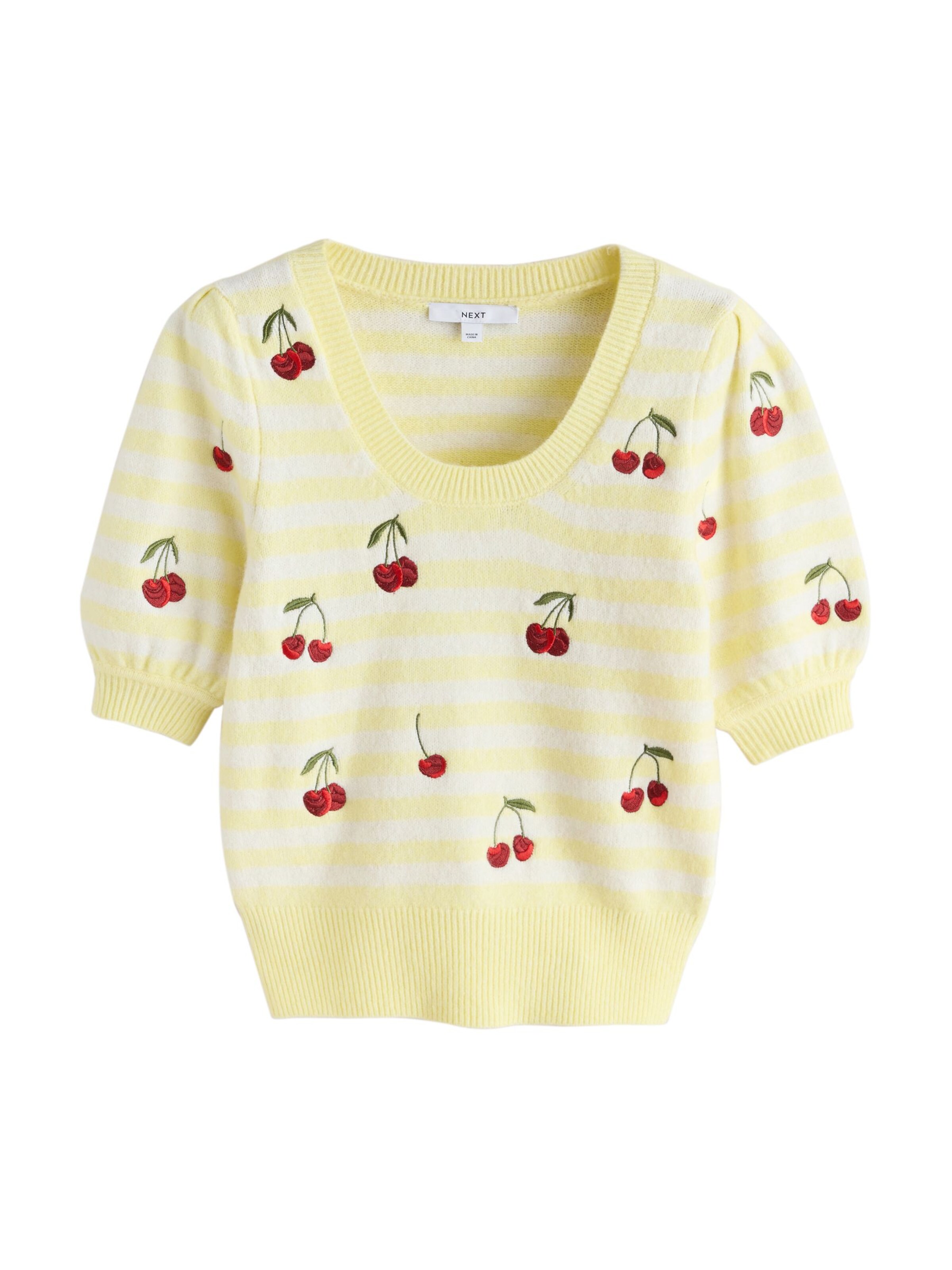 Pull-over Next en jaune : devant