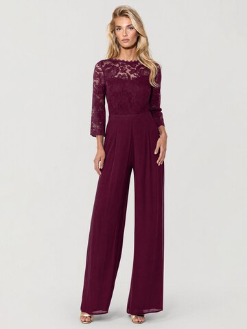APART Jumpsuit in Rot: Vorderseite