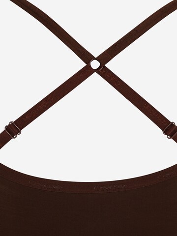 Calvin Klein Underwear PlusBustier Grudnjak - smeđa boja