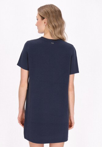 DreiMaster Klassik Gebreide jurk 'Classic Look' in Blauw