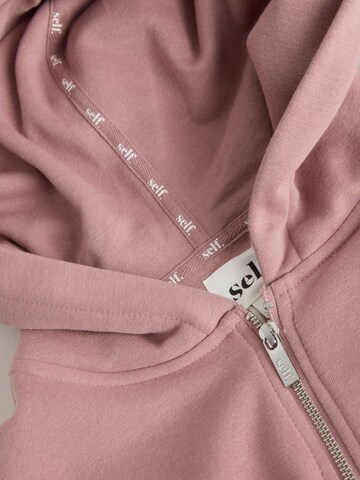 self. Zip-Up Hoodie in Purple