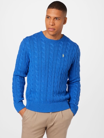 Polo Ralph Lauren Regular fit Sweater 'DRIVER' in Blue: front