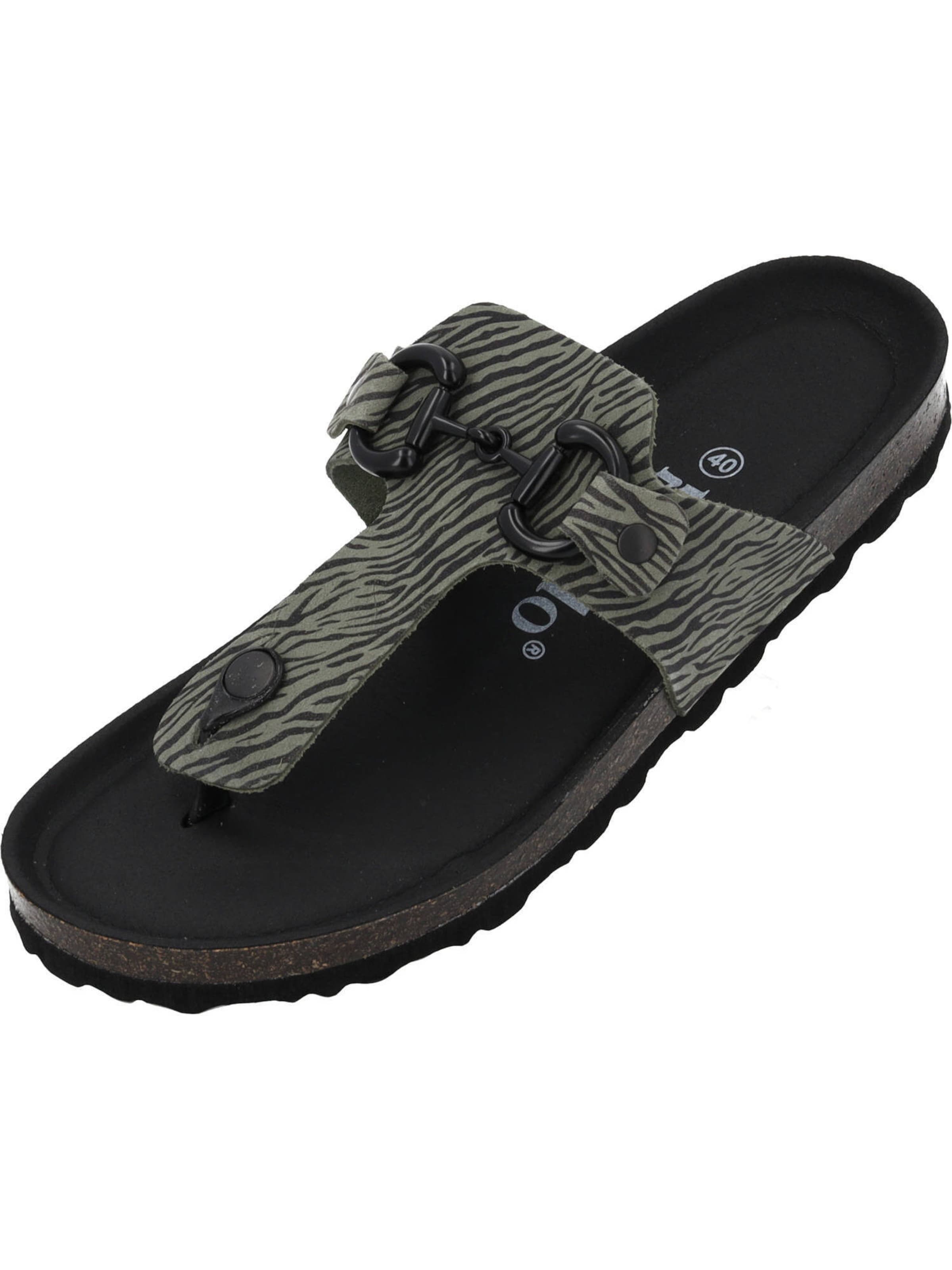 Palado T-bar sandals 'Kos' in Green: front