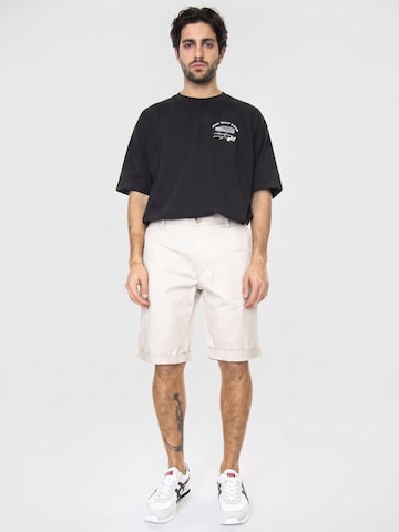 Ben Sherman Luźne Spodnie 'Signature' w kolorze biały: przód