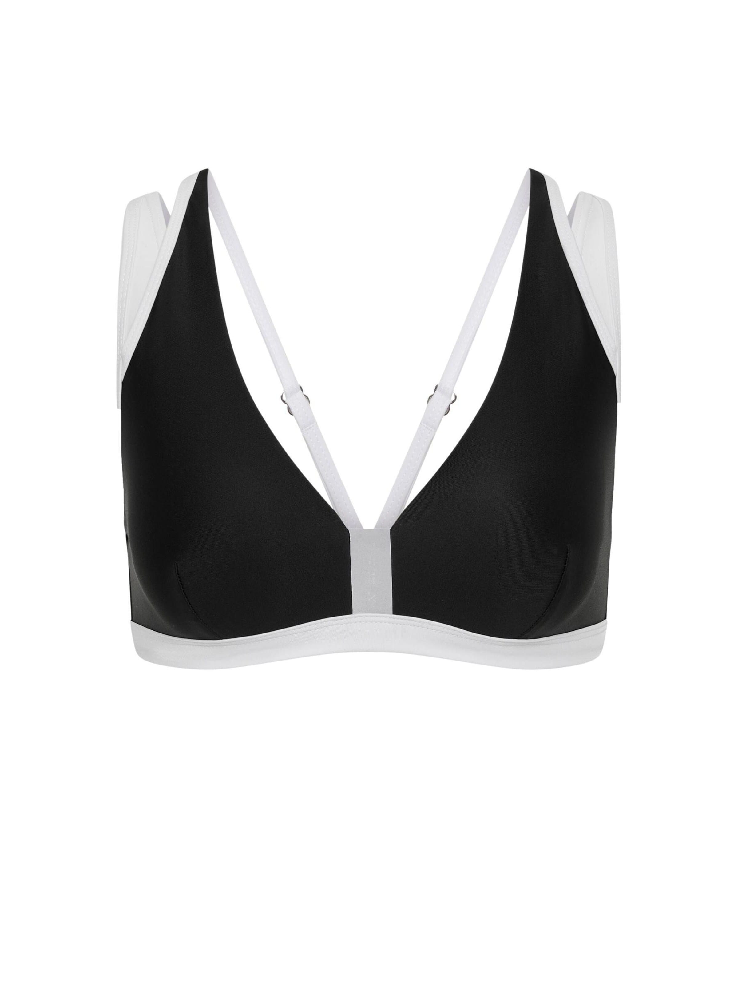 Horizon Athletic - Triángulo Top de bikini deportivo 'Arafura Bikini Top Luna' en negro: frente